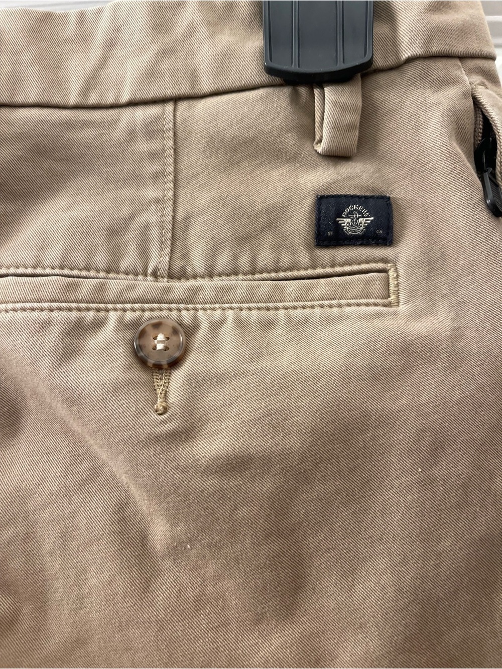 Dockers Men's Khaki Straight-Leg Chinos - Light Brown - Picture 4 of 6